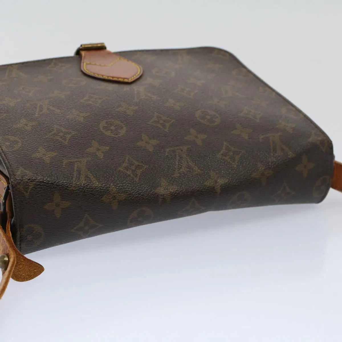 Trendy Inspired Louis Vuitton Monogram Cartouchiere Gm Shoulder Bag M51252 Lv Auth Bs9772