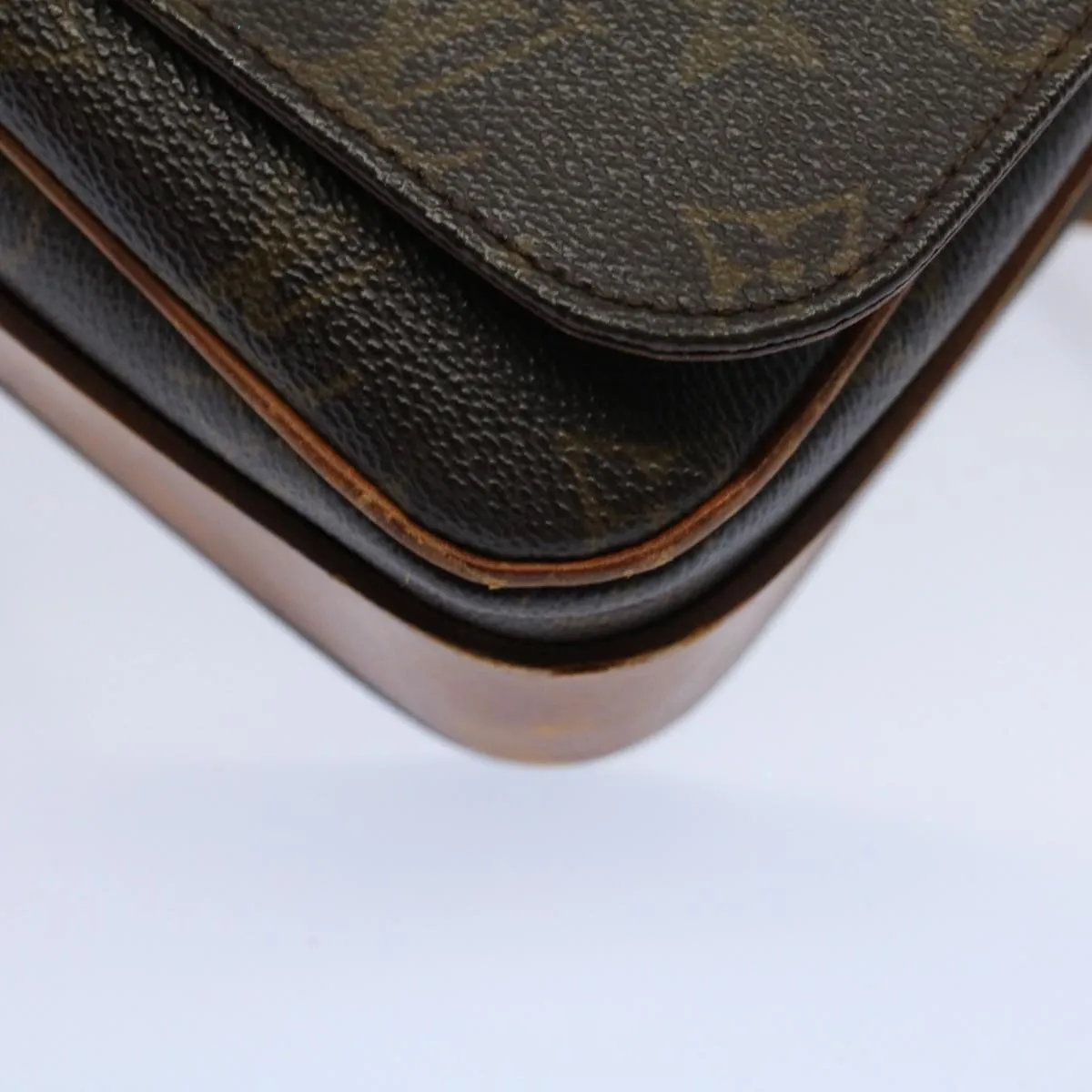 Trendy Inspired Louis Vuitton Monogram Cartouchiere Gm Shoulder Bag M51252 Lv Auth Bs9772