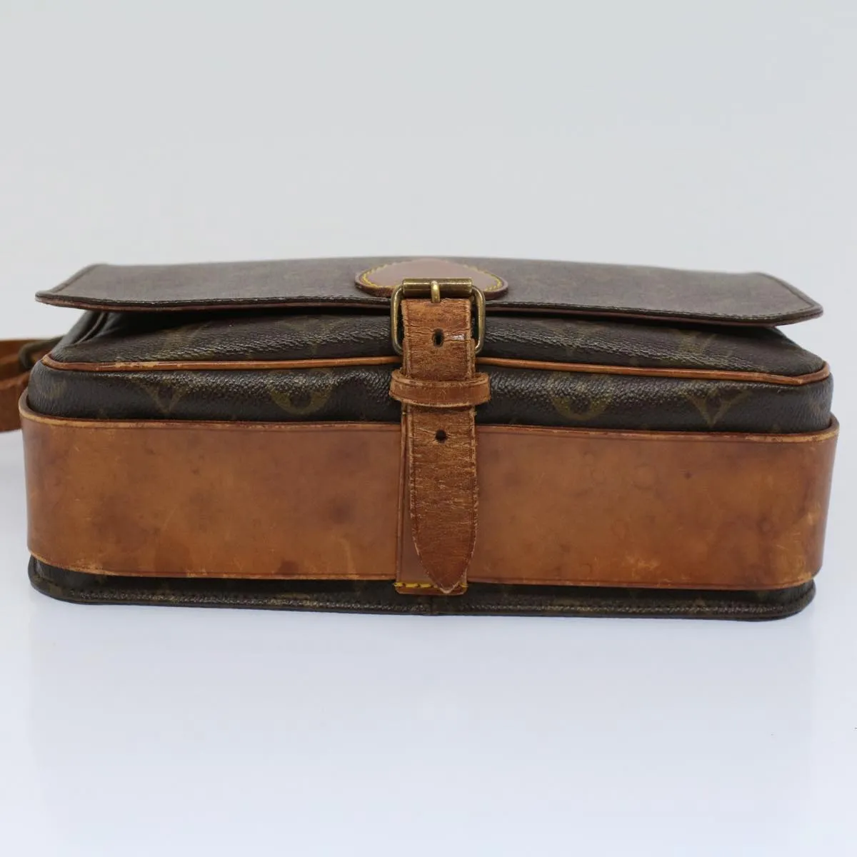 Trendy Inspired Louis Vuitton Monogram Cartouchiere Gm Shoulder Bag M51252 Lv Auth Bs9772