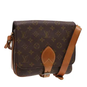 Trendy Inspired Louis Vuitton Monogram Cartouchiere Mm Shoulder Bag Vintage M51253 Lv Auth 78689