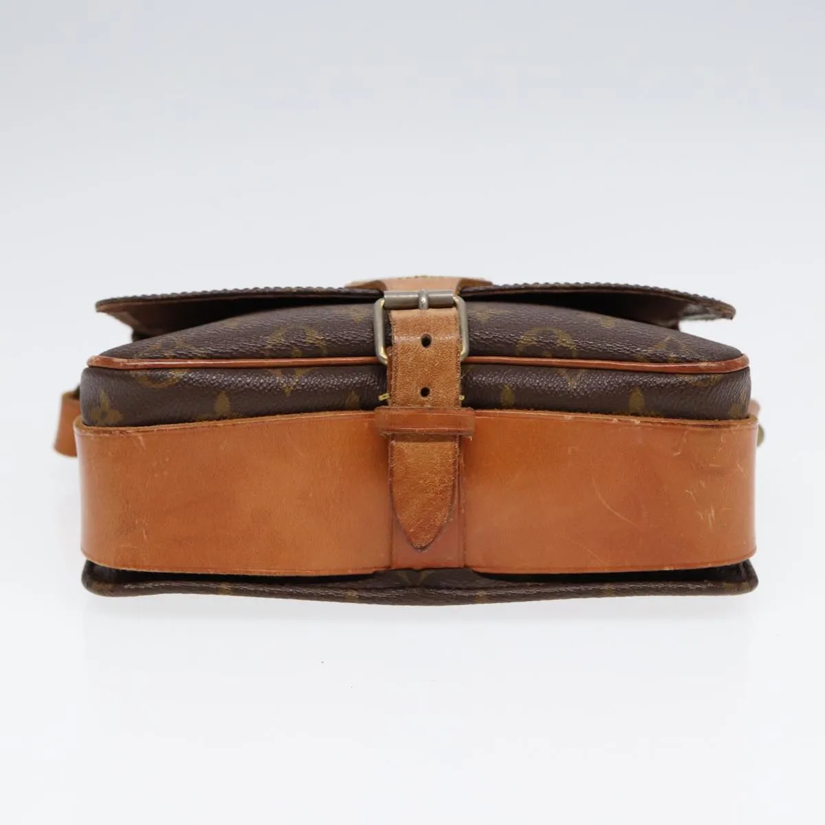 Trendy Inspired Louis Vuitton Monogram Cartouchiere Mm Shoulder Bag Vintage M51253 Lv Auth 78689