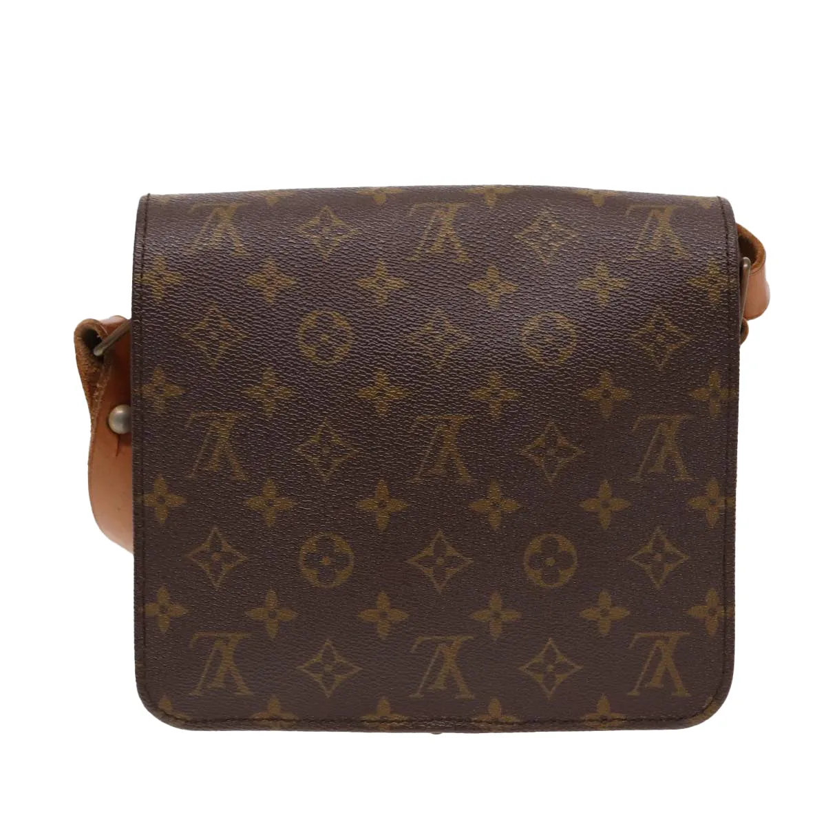 Trendy Inspired Louis Vuitton Monogram Cartouchiere Mm Shoulder Bag Vintage M51253 Lv Auth 78689