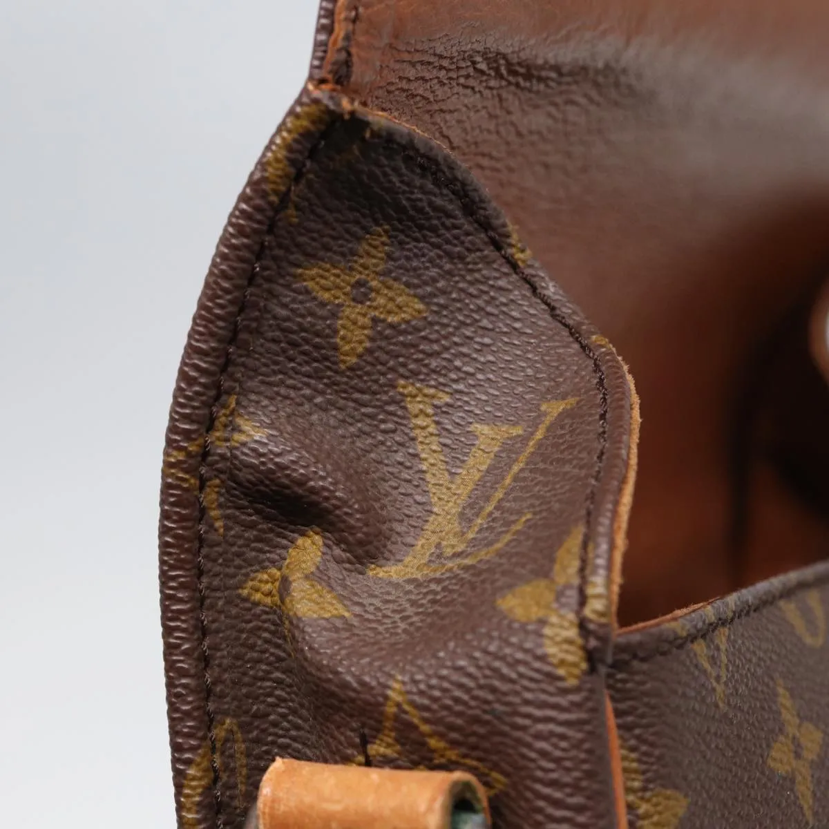 Trendy Inspired Louis Vuitton Monogram Cartouchiere Mm Shoulder Bag Vintage M51253 Lv Auth 78689