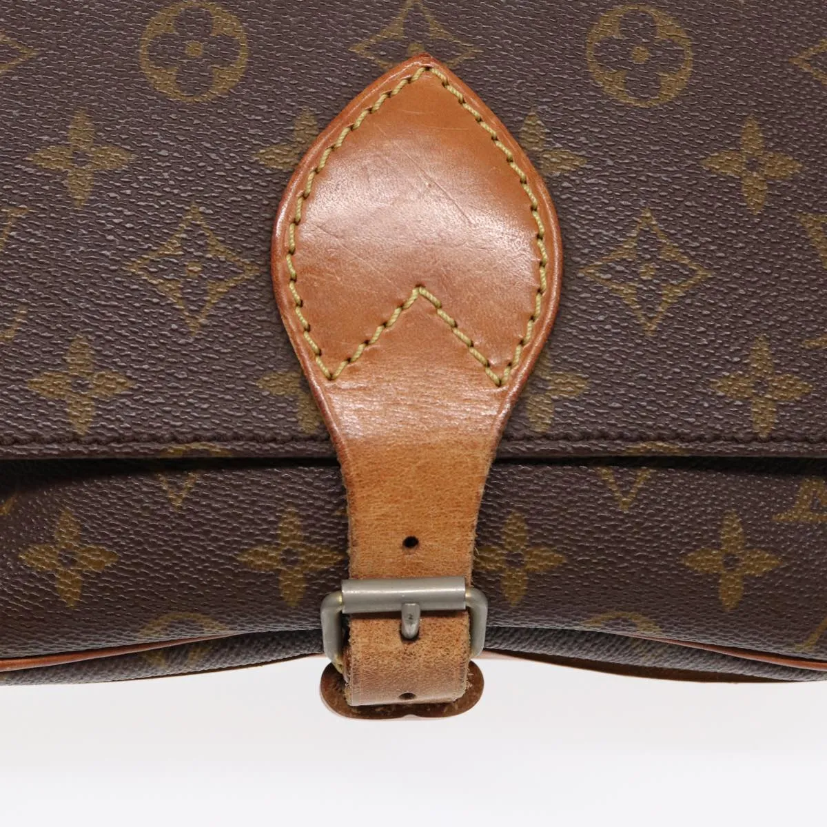 Trendy Inspired Louis Vuitton Monogram Cartouchiere Mm Shoulder Bag Vintage M51253 Lv Auth 78689
