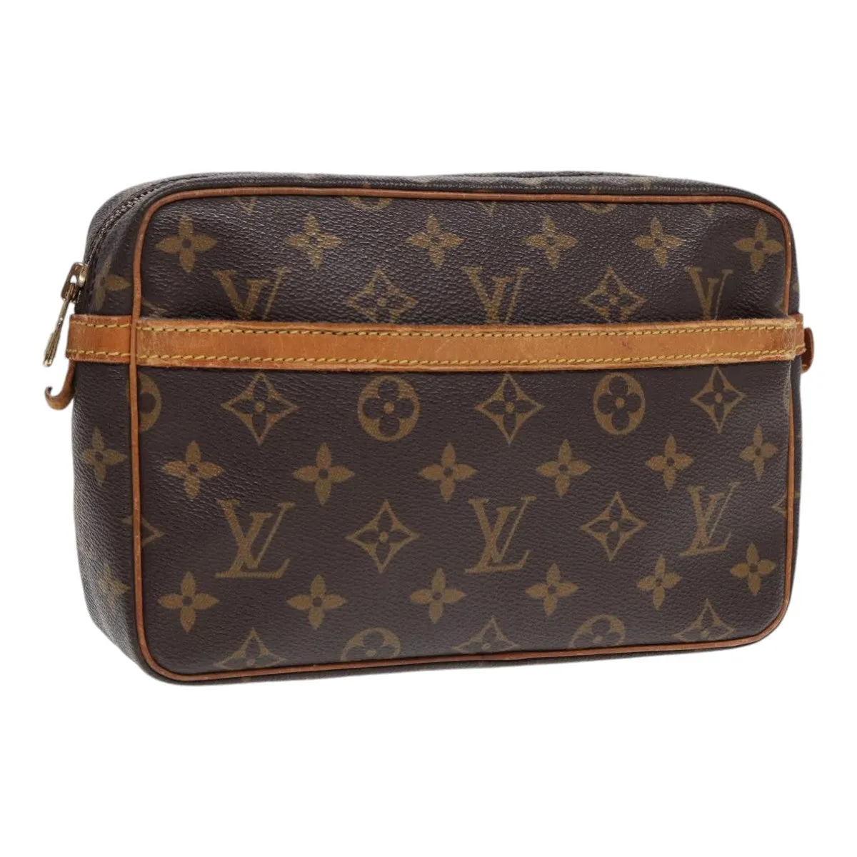 Trendy Inspired Louis Vuitton Monogram Compiegne 23 Clutch Bag M51847 Lv Auth Yk14312