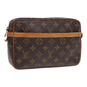 Trendy Inspired Louis Vuitton Monogram Compiegne 23 Clutch Bag M51847 Lv Auth Yk14312