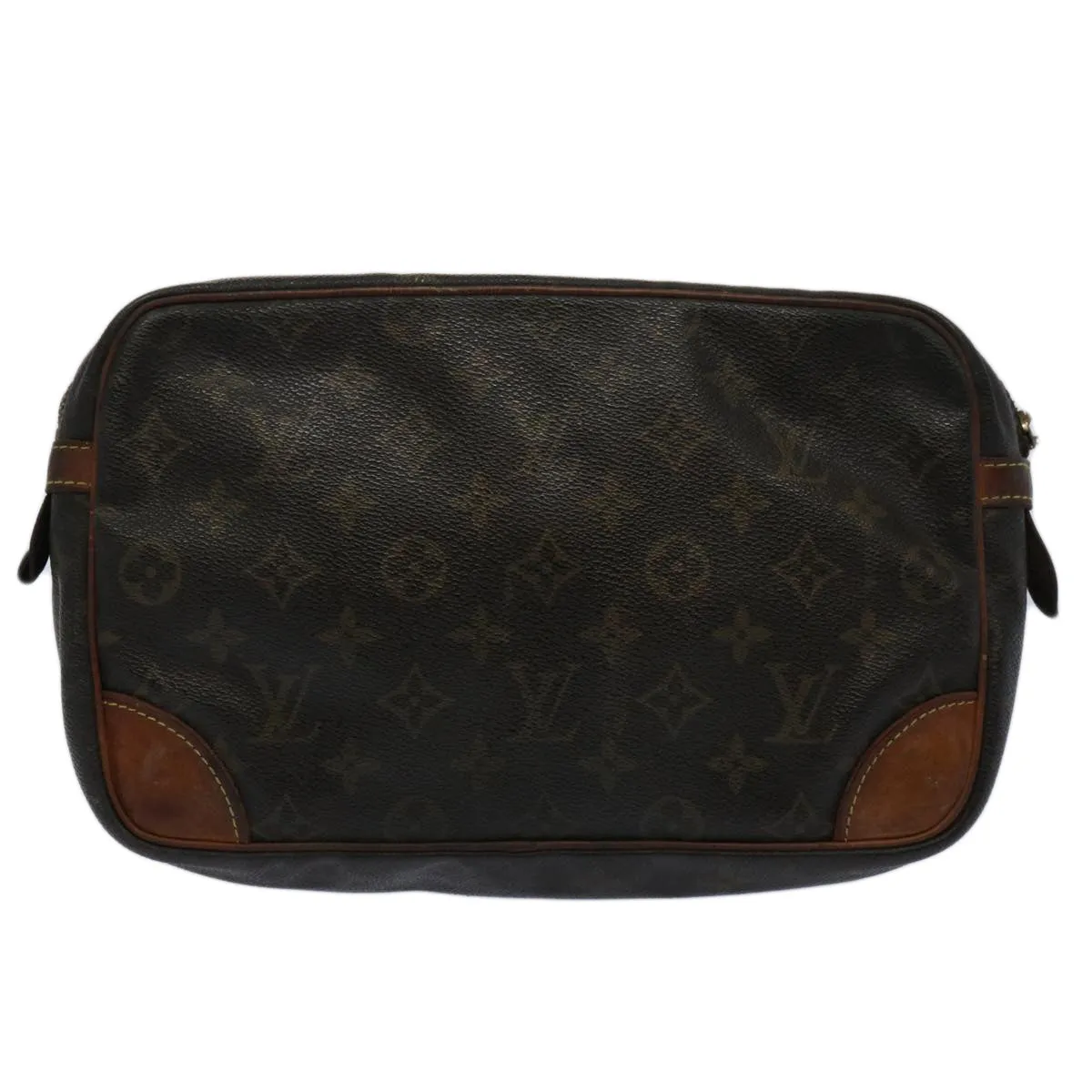 Trendy Inspired Louis Vuitton Monogram Compiegne 28 Clutch Bag M51845 Lv Auth Bs10569