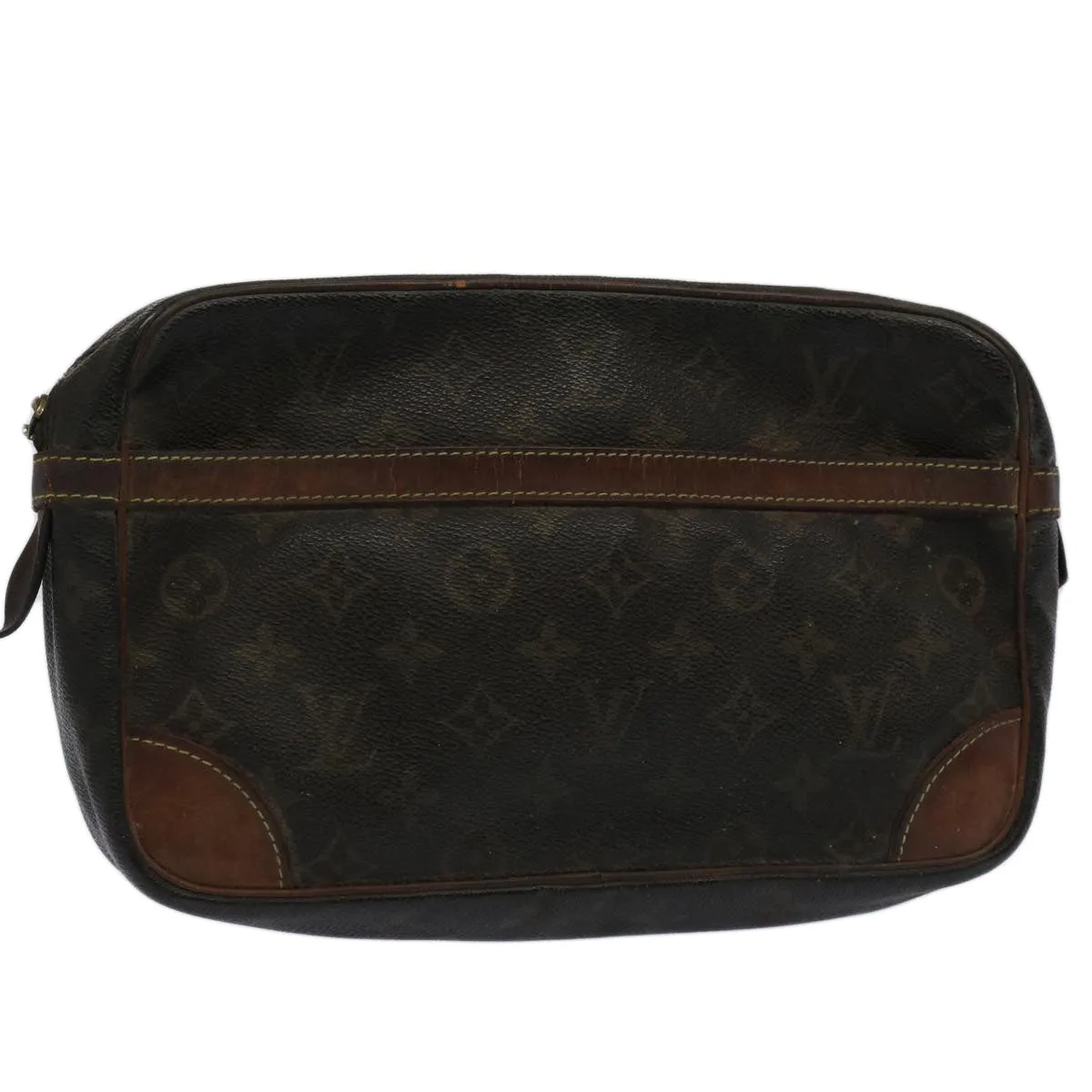 Trendy Inspired Louis Vuitton Monogram Compiegne 28 Clutch Bag M51845 Lv Auth Bs10569