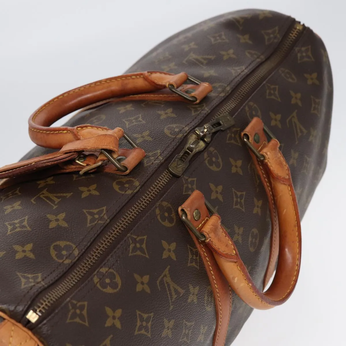 Trendy Inspired Louis Vuitton Monogram Keepall 45 Boston Bag M41428 Lv Auth Ki4852