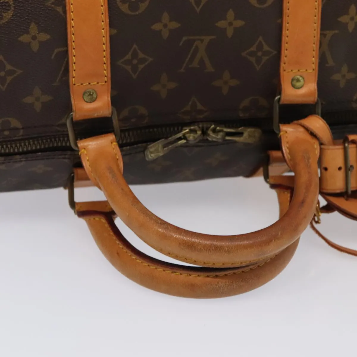 Trendy Inspired Louis Vuitton Monogram Keepall 55 Boston Bag M41424 Lv Auth Bs17135