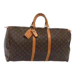 Trendy Inspired Louis Vuitton Monogram Keepall 55 Boston Bag M41424 Lv Auth Bs17135