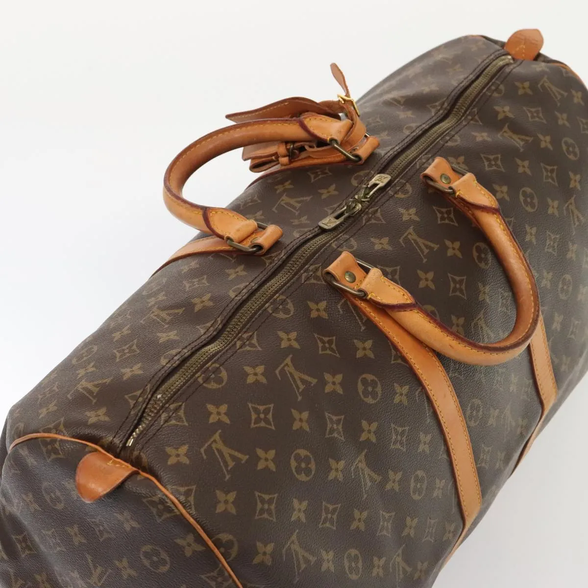 Trendy Inspired Louis Vuitton Monogram Keepall 55 Boston Bag M41424 Lv Auth Bs17135