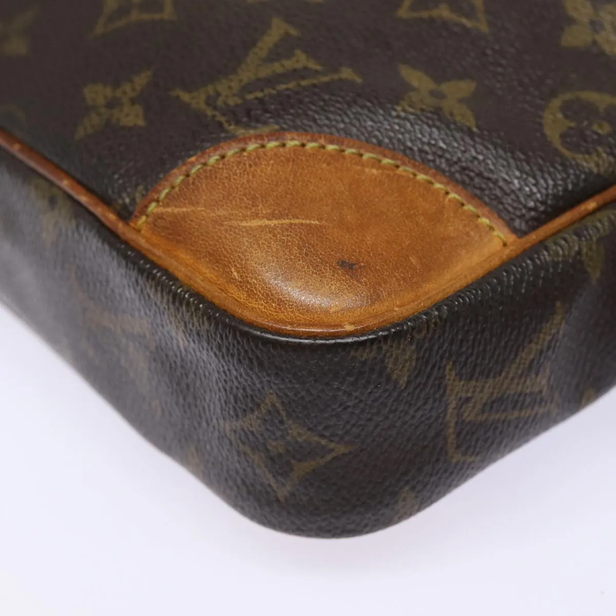 Trendy Inspired Louis Vuitton Monogram Marly Dragonne Gm Clutch Bag M51825 Lv Auth Th5236
