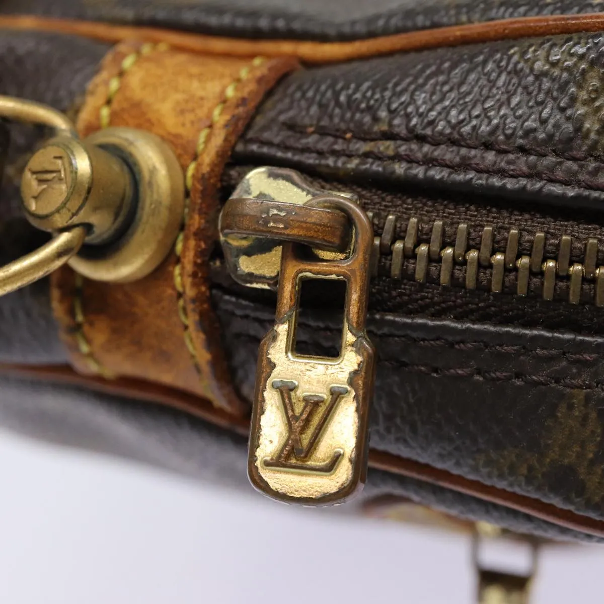 Trendy Inspired Louis Vuitton Monogram Marly Dragonne Gm Clutch Bag M51825 Lv Auth Th5236