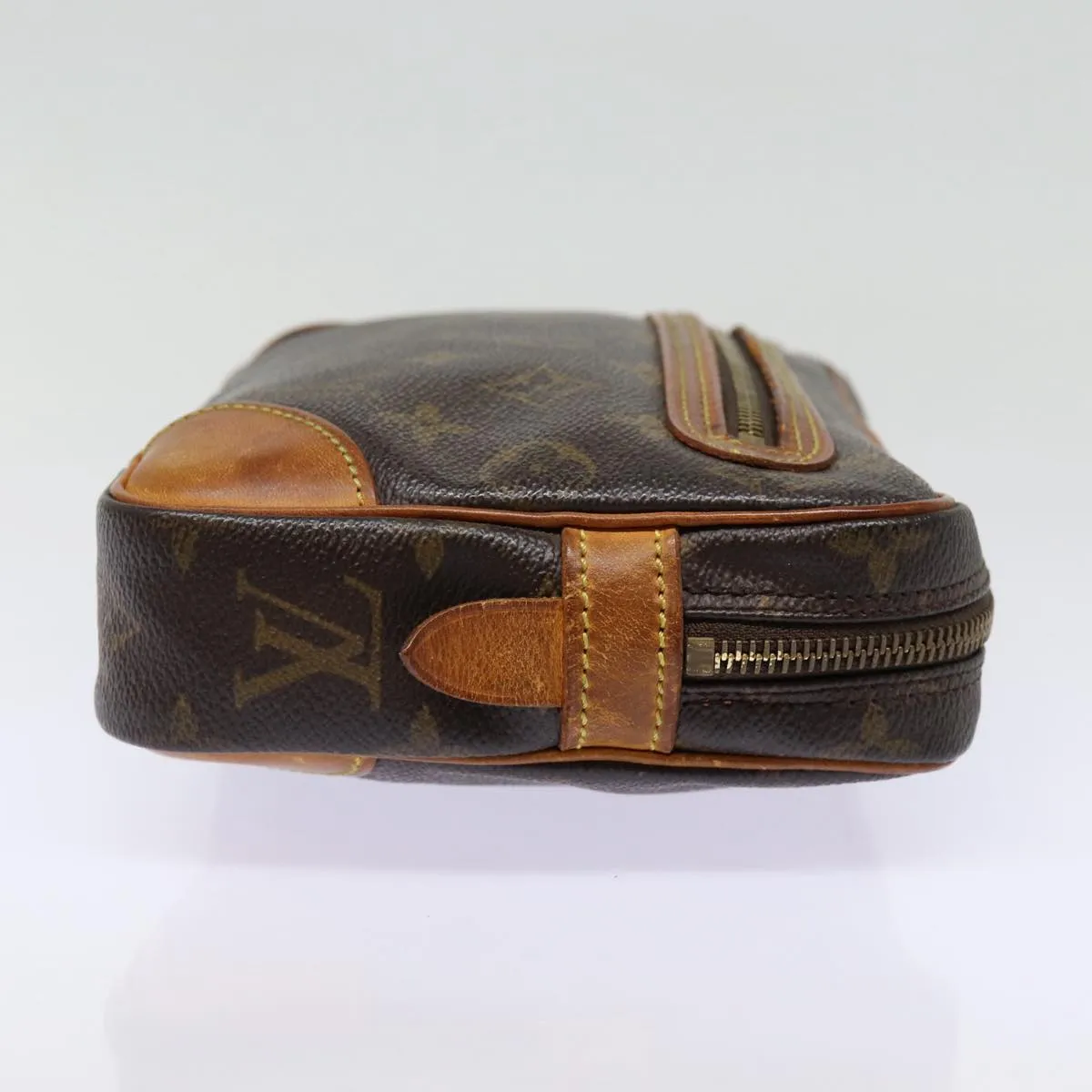 Trendy Inspired Louis Vuitton Monogram Marly Dragonne Gm Clutch Bag M51825 Lv Auth Th5236