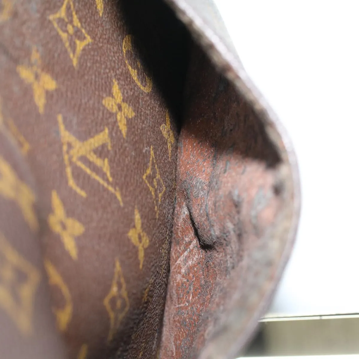 Trendy Inspired Louis Vuitton Monogram Saint Cloud Gm Shoulder Bag M51242 Lv Auth 56851