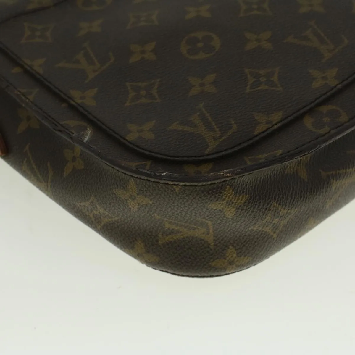 Trendy Inspired Louis Vuitton Monogram Saint Cloud Gm Shoulder Bag M51242 Lv Auth 56851