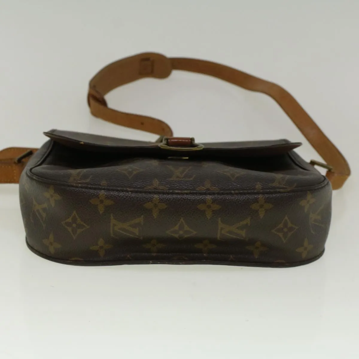 Trendy Inspired Louis Vuitton Monogram Saint Cloud Gm Shoulder Bag M51242 Lv Auth 56851