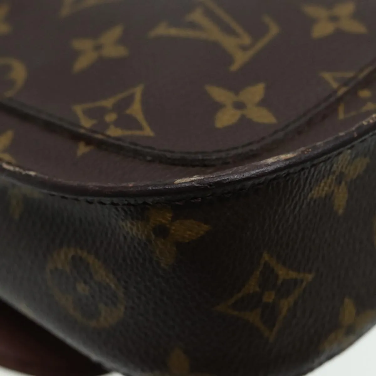 Trendy Inspired Louis Vuitton Monogram Saint Cloud Mm Shoulder Bag M51243 Lv Auth 88396