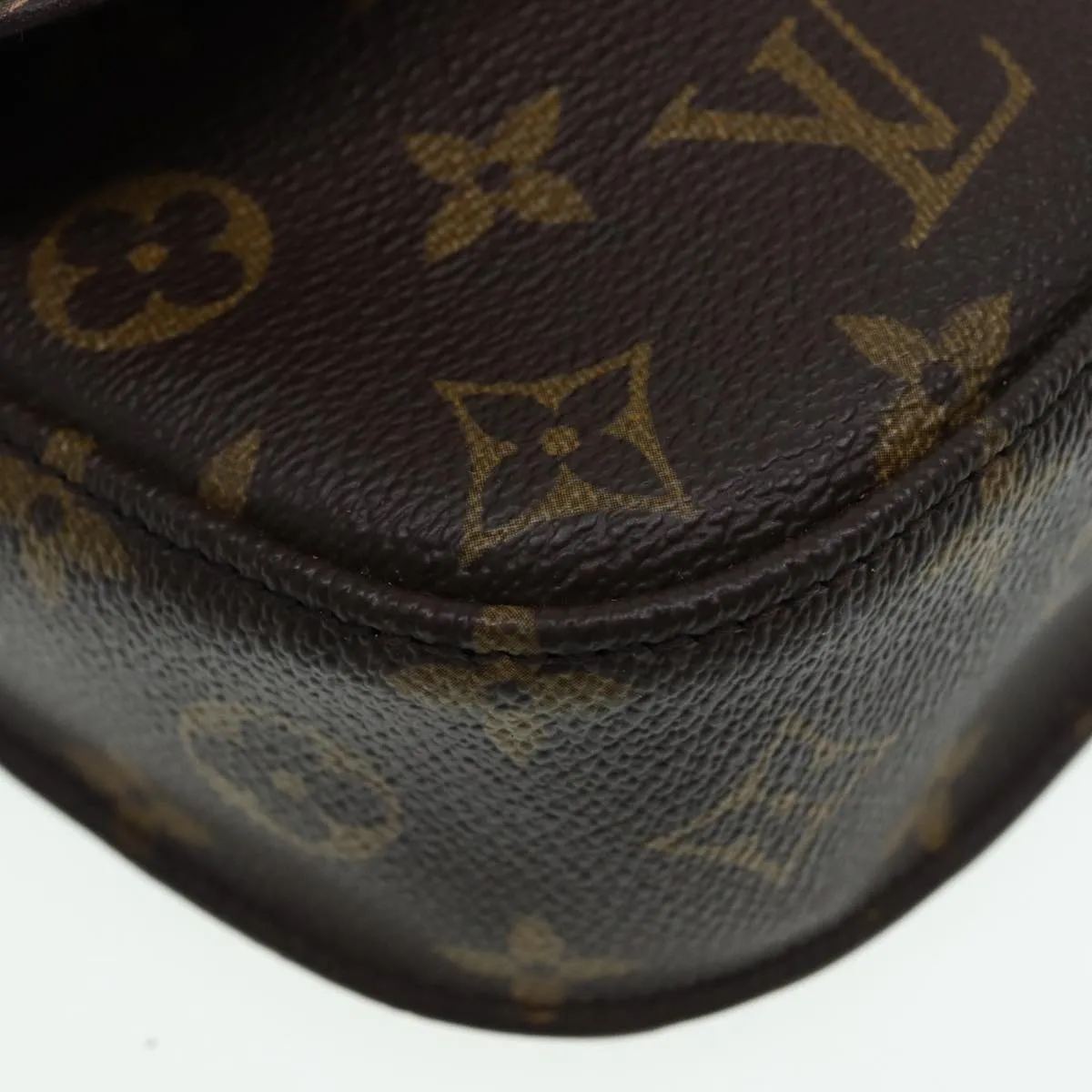 Trendy Inspired Louis Vuitton Monogram Saint Cloud Mm Shoulder Bag M51243 Lv Auth 88396