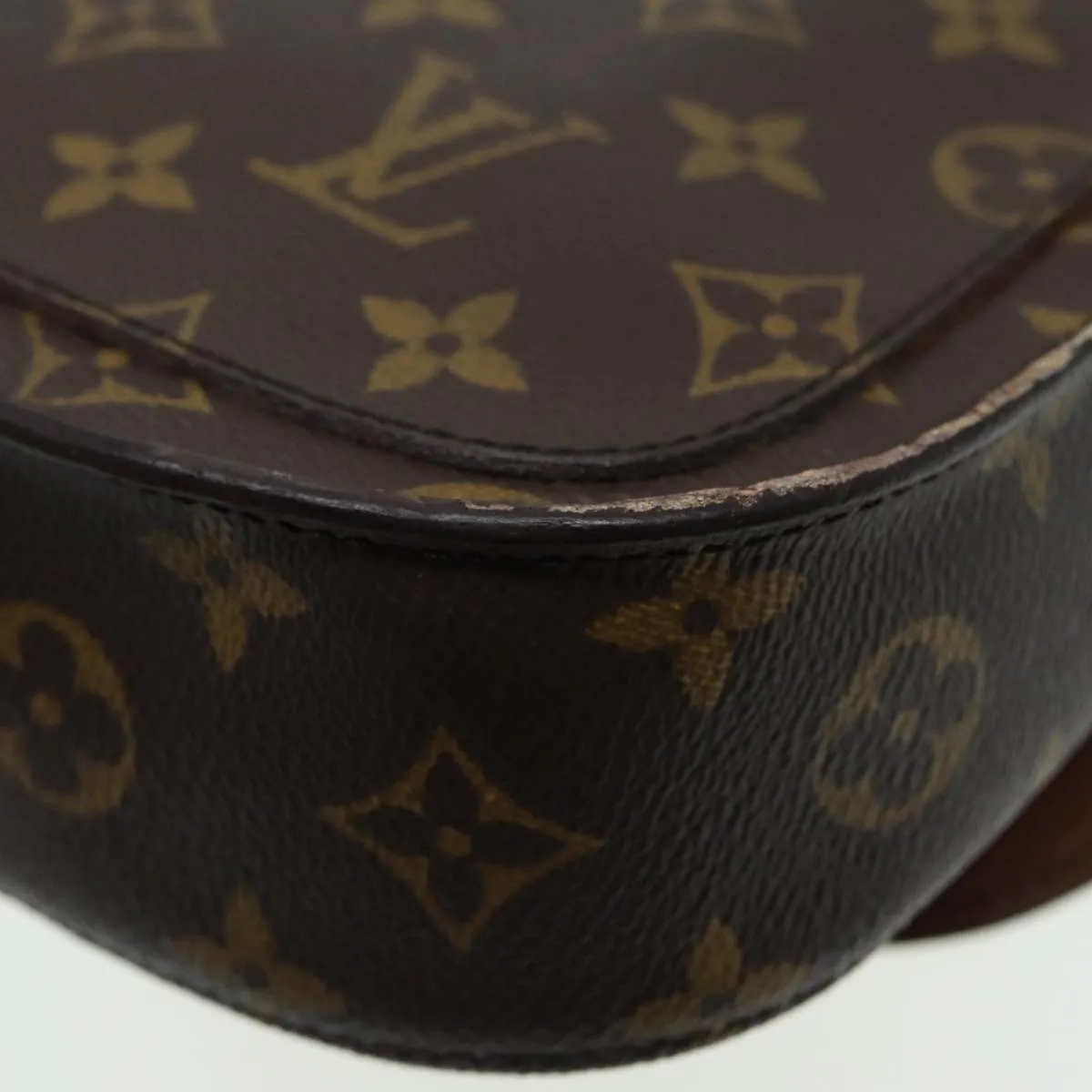Trendy Inspired Louis Vuitton Monogram Saint Cloud Mm Shoulder Bag M51243 Lv Auth 88396