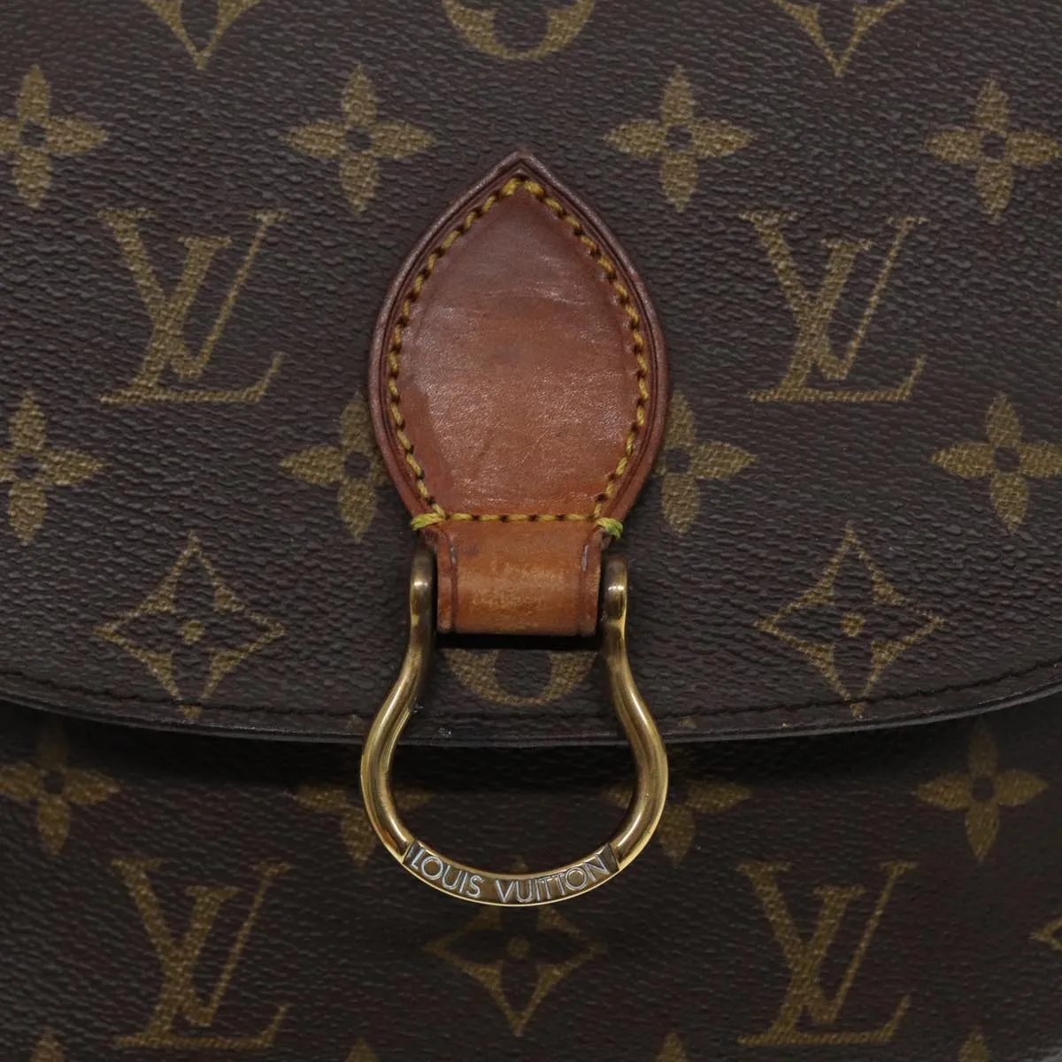 Trendy Inspired Louis Vuitton Monogram Saint Cloud Mm Shoulder Bag M51243 Lv Auth 88396