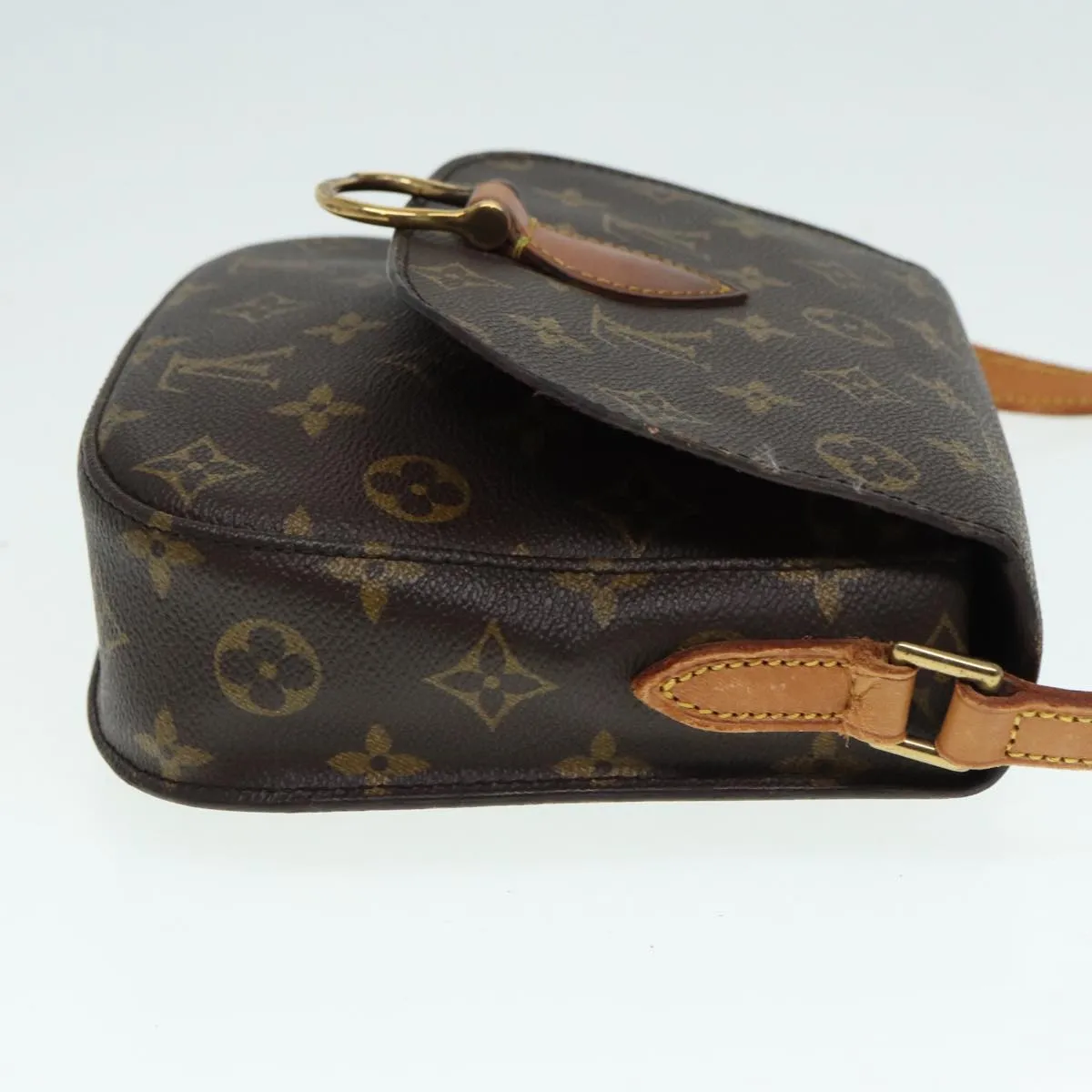 Trendy Inspired Louis Vuitton Monogram Saint Cloud Mm Shoulder Bag M51243 Lv Auth 88396