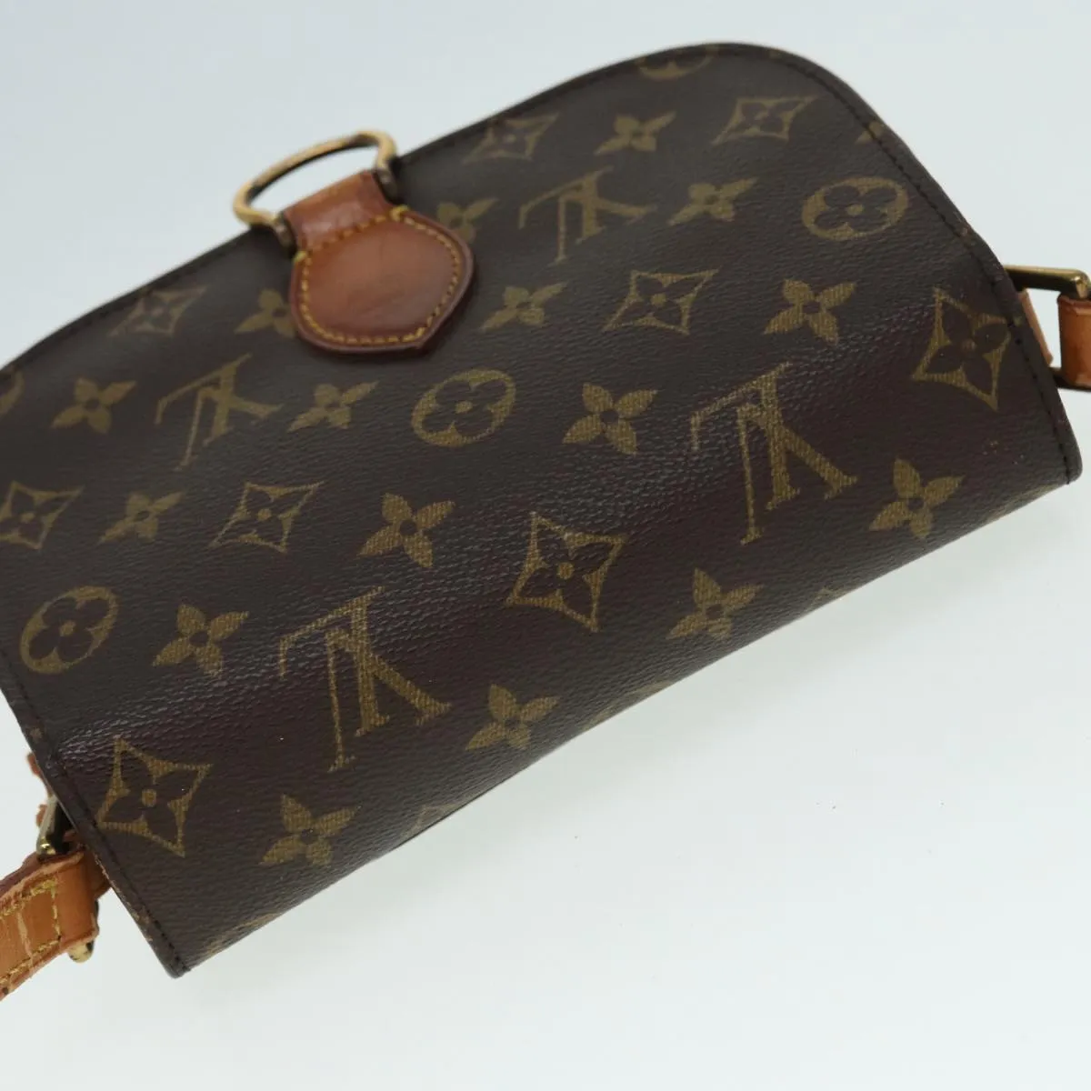 Trendy Inspired Louis Vuitton Monogram Saint Cloud Mm Shoulder Bag M51243 Lv Auth 88396