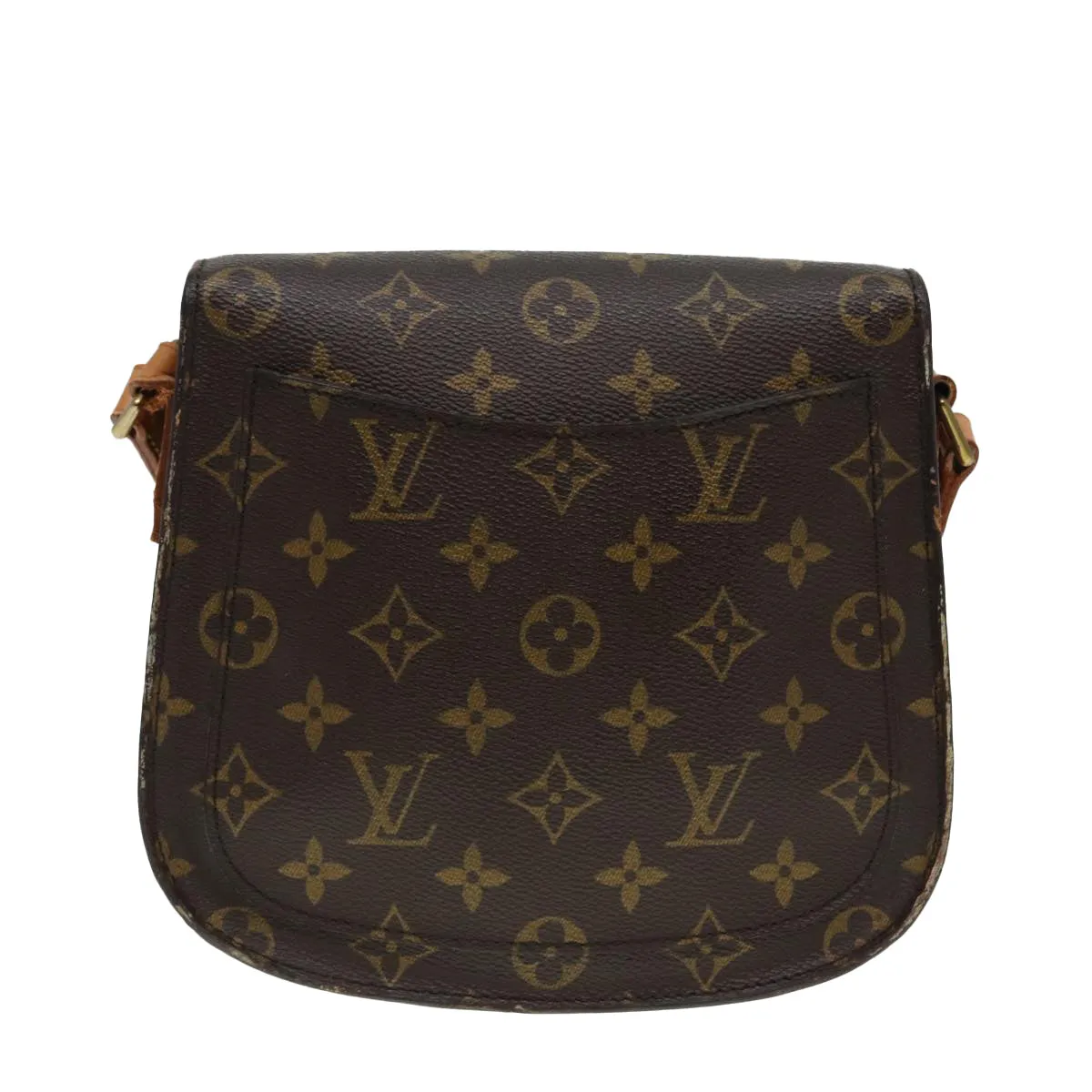 Trendy Inspired Louis Vuitton Monogram Saint Cloud Mm Shoulder Bag M51243 Lv Auth 88396