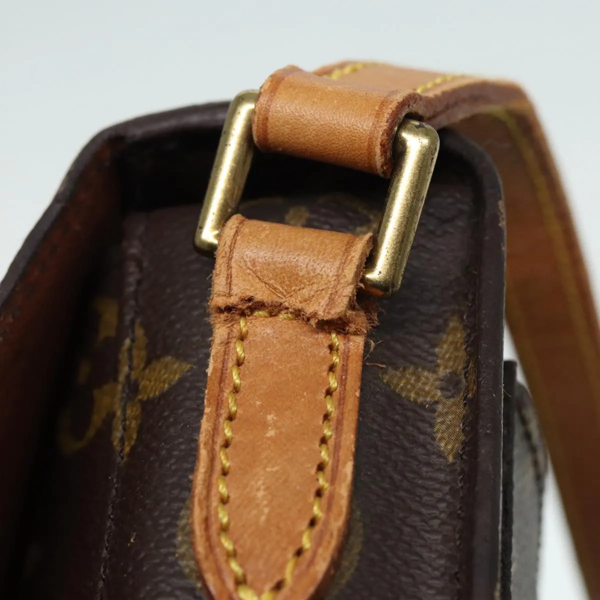 Trendy Inspired Louis Vuitton Monogram Saint Cloud Mm Shoulder Bag M51243 Lv Auth 88396
