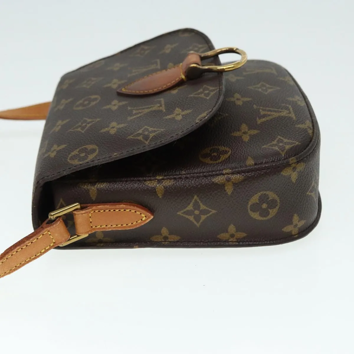 Trendy Inspired Louis Vuitton Monogram Saint Cloud Mm Shoulder Bag M51243 Lv Auth 88396