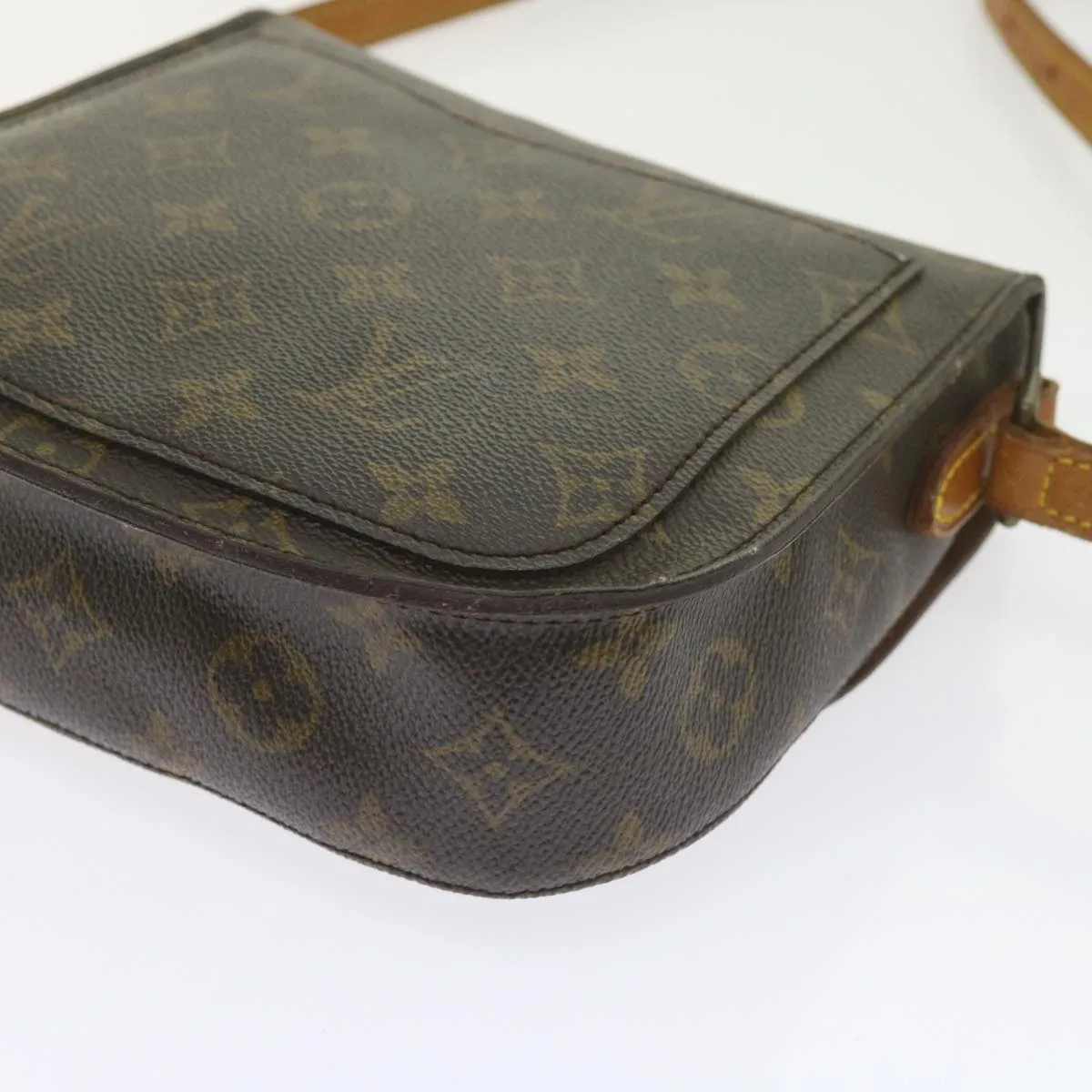 Trendy Inspired Louis Vuitton Monogram Saint Cloud Pm Shoulder Bag M51244 Lv Auth Ki3754