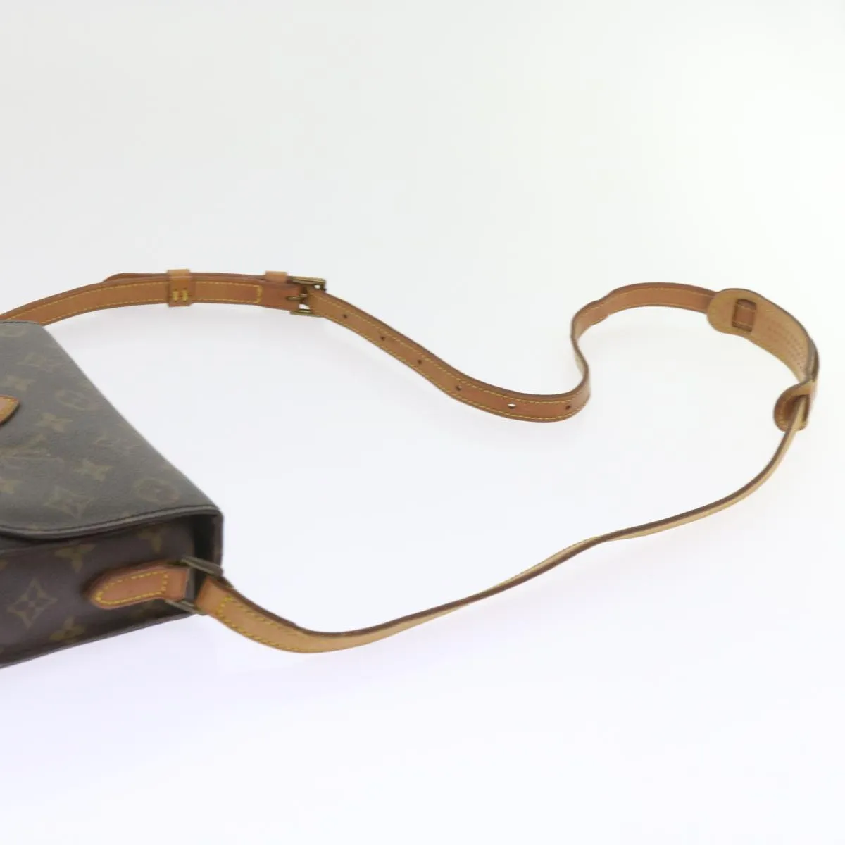 Trendy Inspired Louis Vuitton Monogram Saint Cloud Pm Shoulder Bag M51244 Lv Auth Ki3754