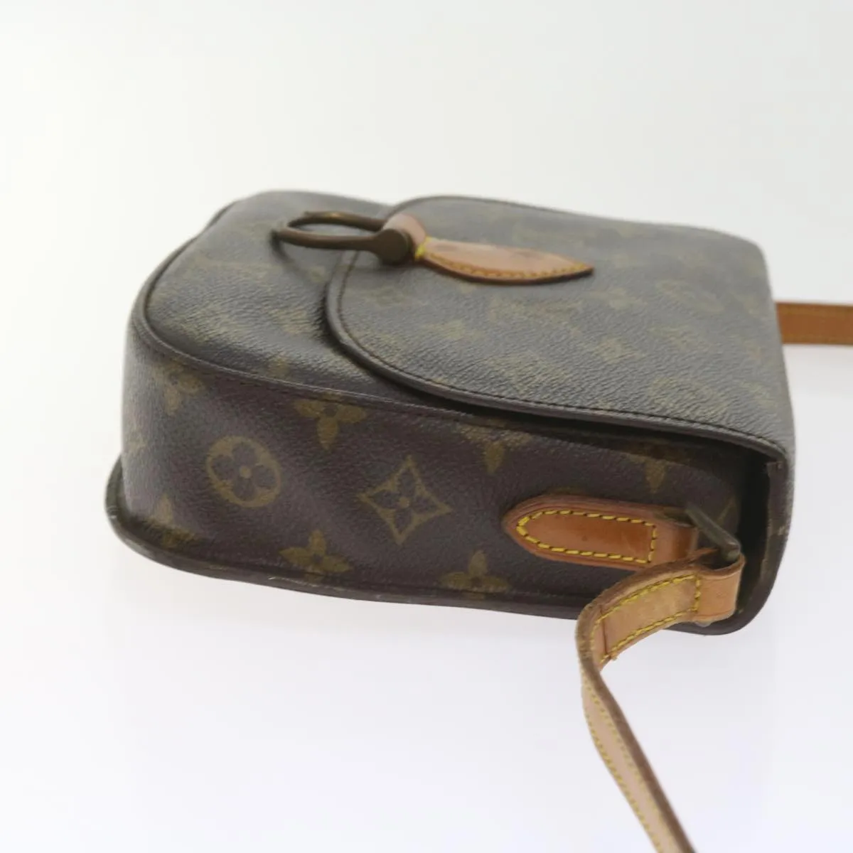 Trendy Inspired Louis Vuitton Monogram Saint Cloud Pm Shoulder Bag M51244 Lv Auth Ki3754