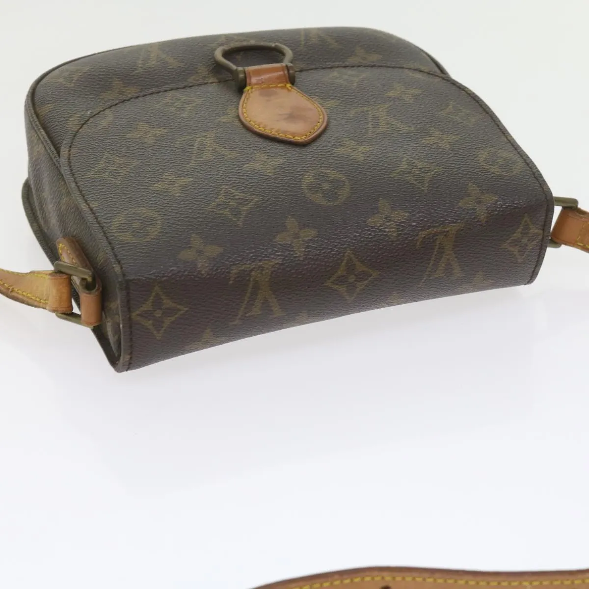 Trendy Inspired Louis Vuitton Monogram Saint Cloud Pm Shoulder Bag M51244 Lv Auth Ki3754