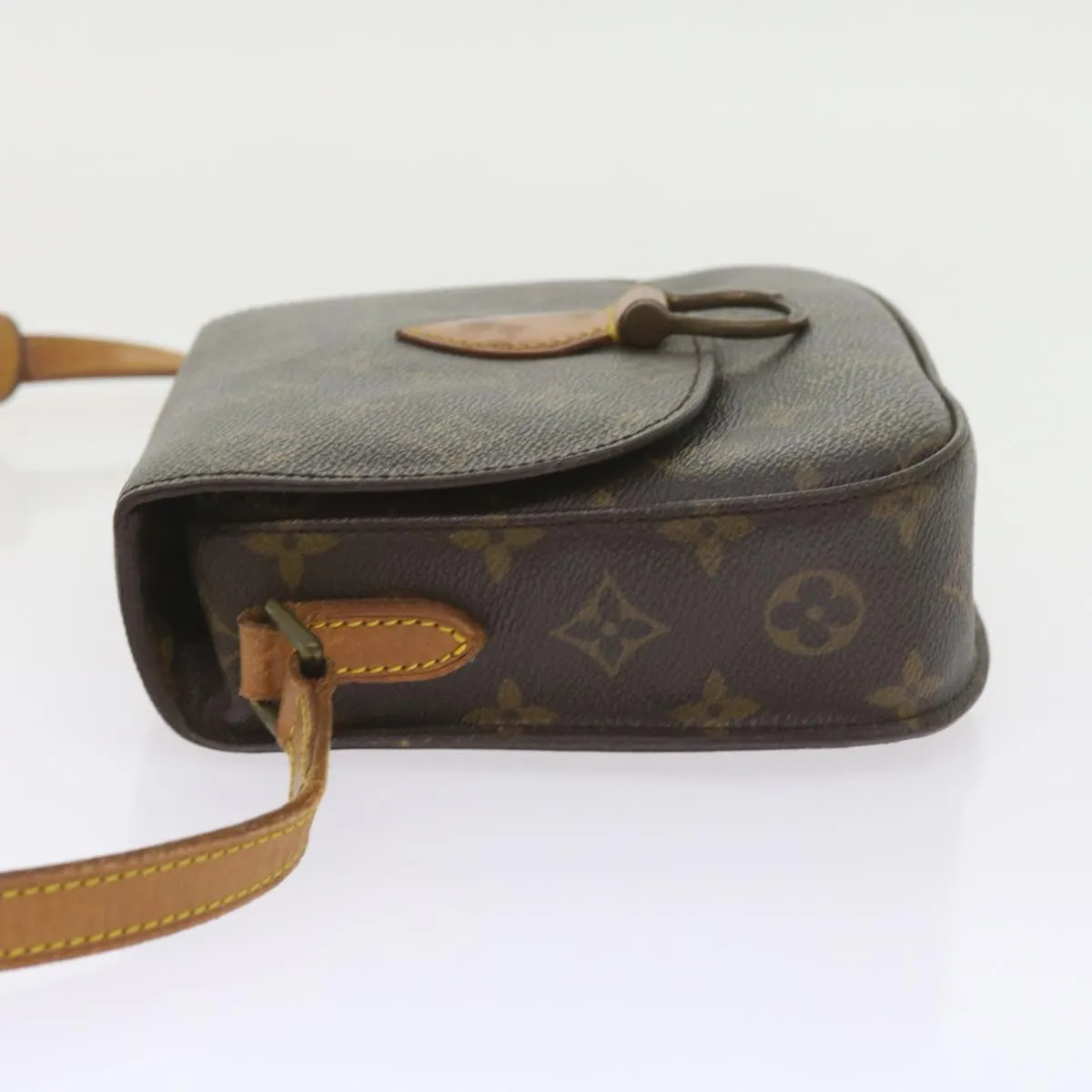 Trendy Inspired Louis Vuitton Monogram Saint Cloud Pm Shoulder Bag M51244 Lv Auth Ki3754