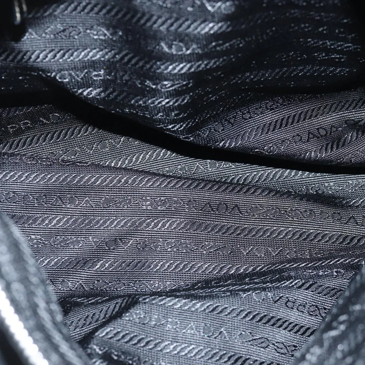 Trendy Inspired Prada Shoulder Bag Nylon Black Auth Am6210