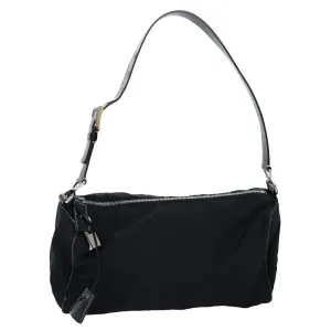 Trendy Inspired Prada Shoulder Bag Nylon Black Auth Am6210