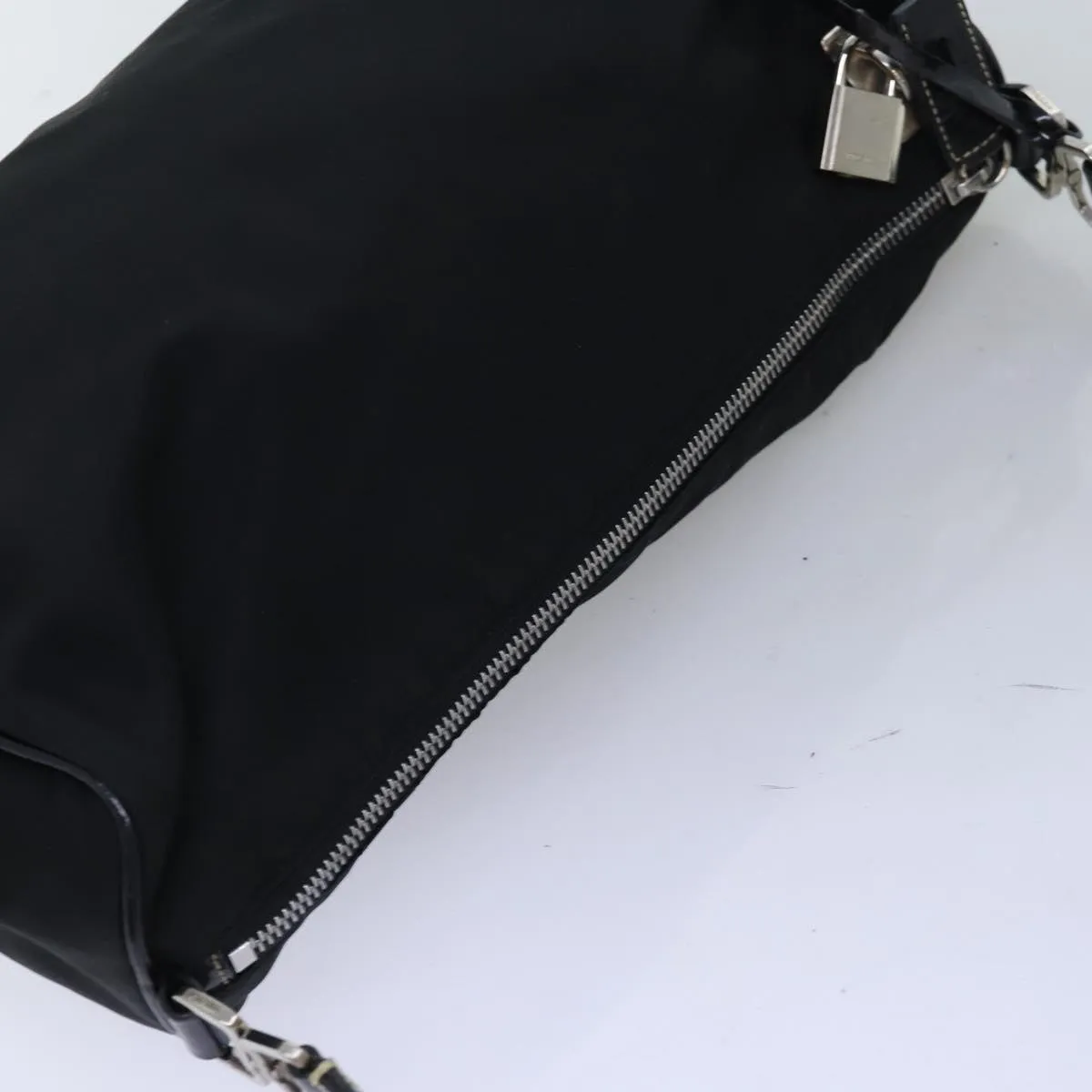Trendy Inspired Prada Shoulder Bag Nylon Black Auth Am6210