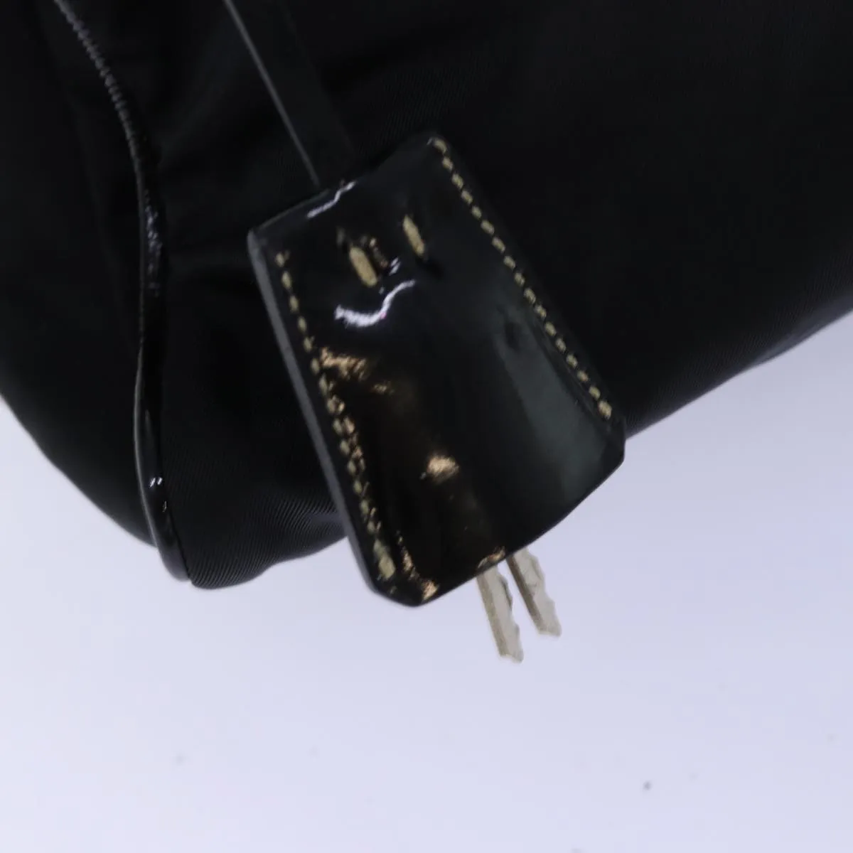 Trendy Inspired Prada Shoulder Bag Nylon Black Auth Am6210