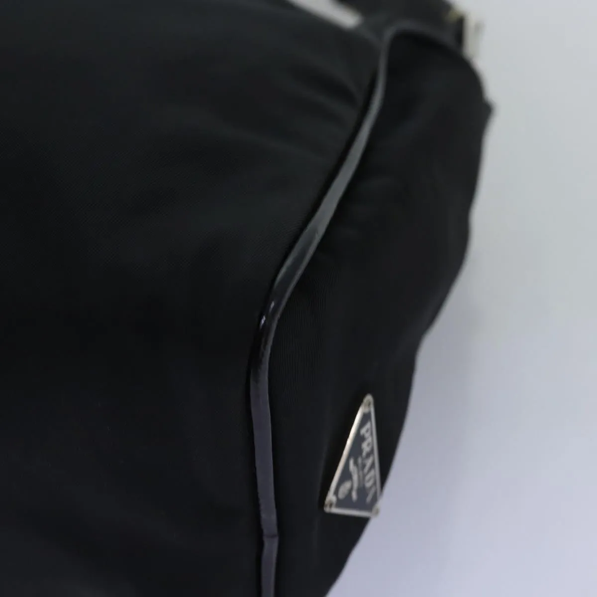 Trendy Inspired Prada Shoulder Bag Nylon Black Auth Am6210