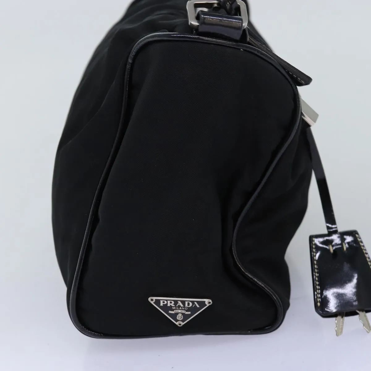 Trendy Inspired Prada Shoulder Bag Nylon Black Auth Am6210
