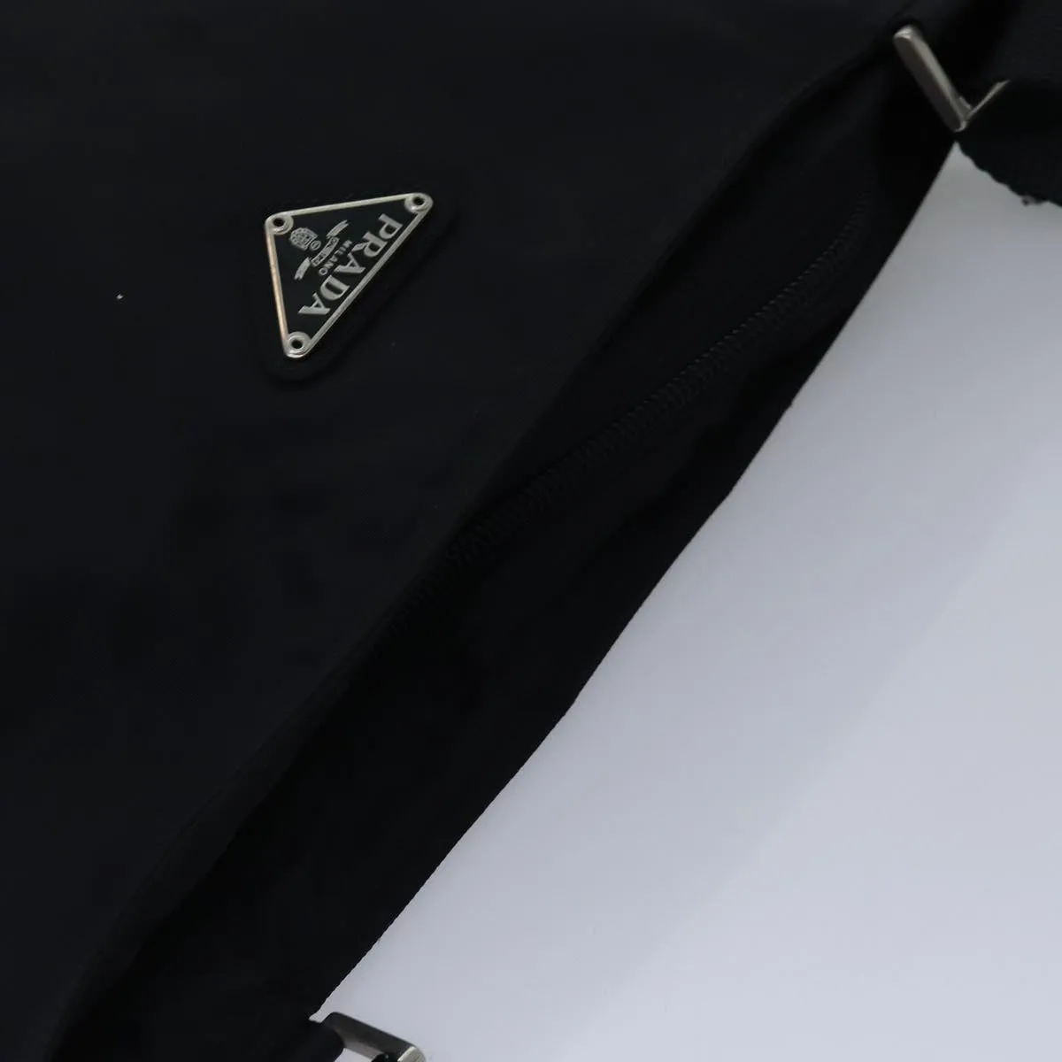 Trendy Inspired Prada Shoulder Bag Nylon Black Auth Ep4231