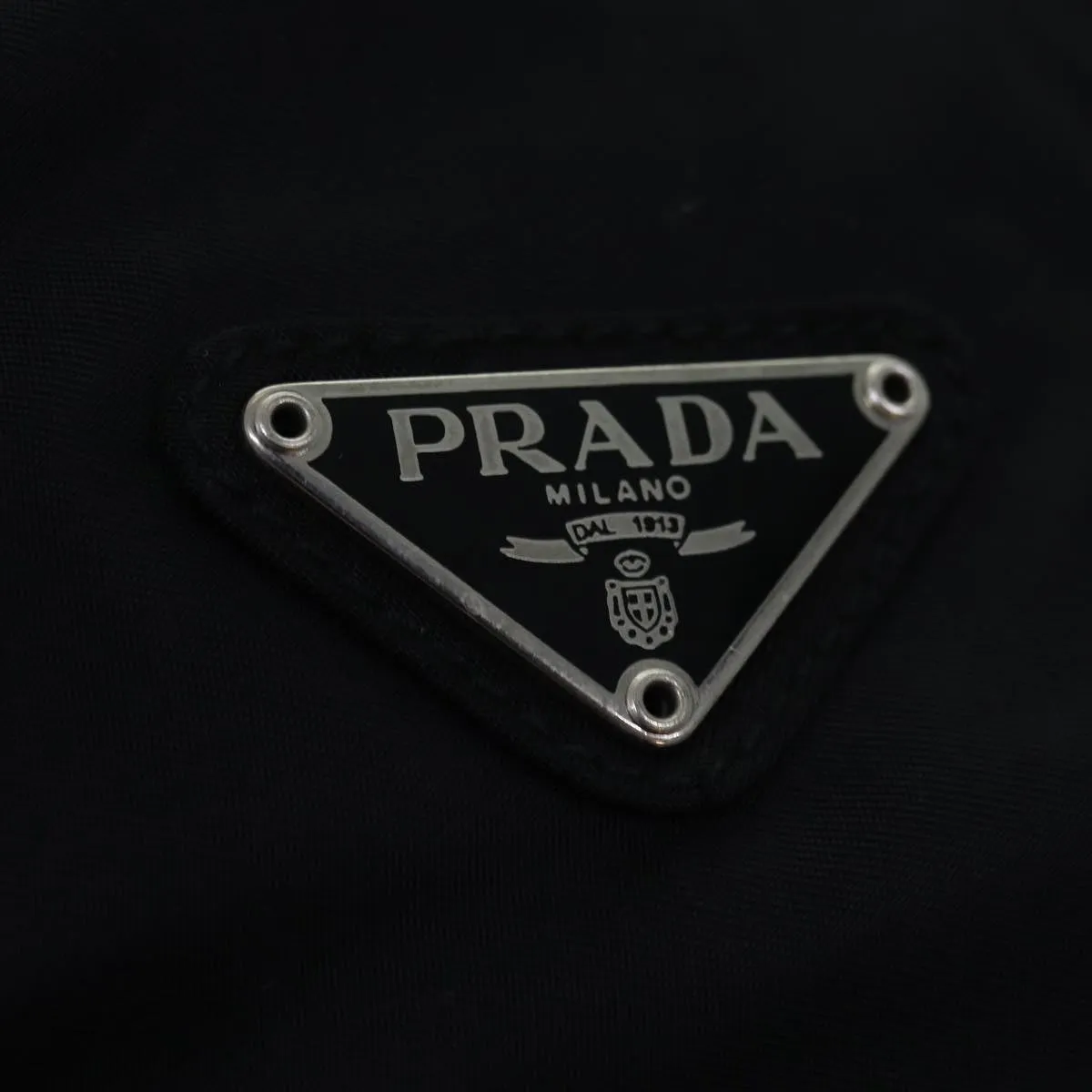 Trendy Inspired Prada Shoulder Bag Nylon Black Auth Ep4231