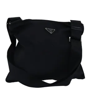 Trendy Inspired Prada Shoulder Bag Nylon Black Auth Ep4231