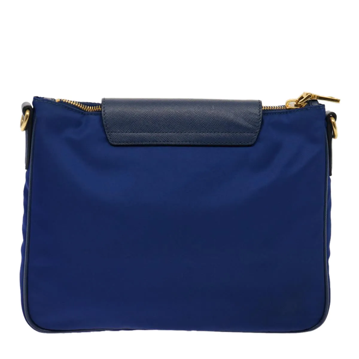 Trendy Inspired Prada Shoulder Bag Nylon Blue Auth 75359