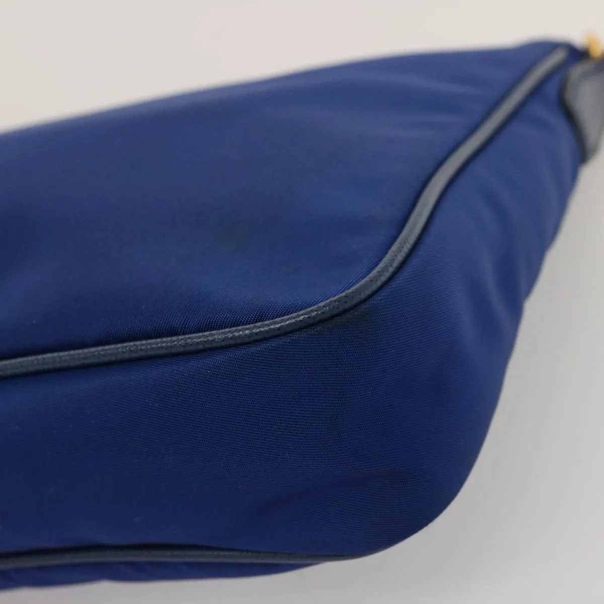 Trendy Inspired Prada Shoulder Bag Nylon Blue Auth 75359