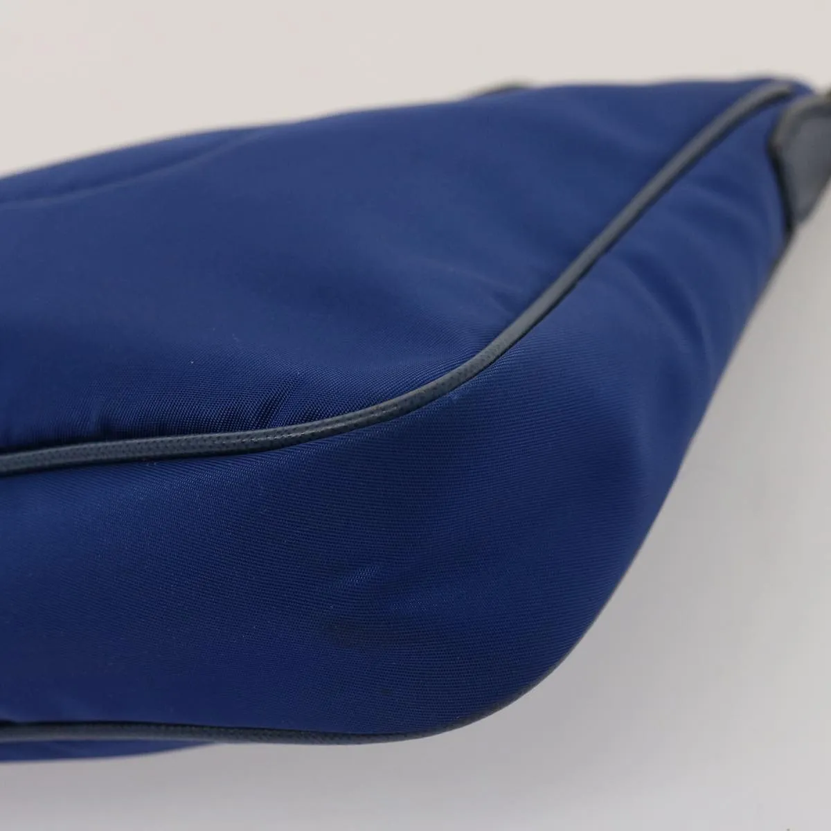 Trendy Inspired Prada Shoulder Bag Nylon Blue Auth 75359