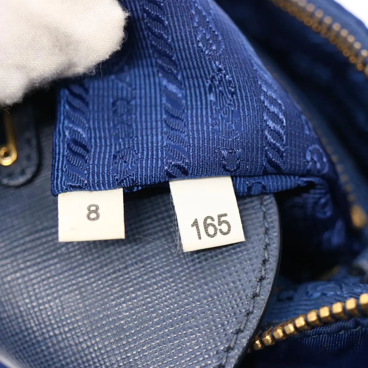 Trendy Inspired Prada Shoulder Bag Nylon Blue Auth 75359