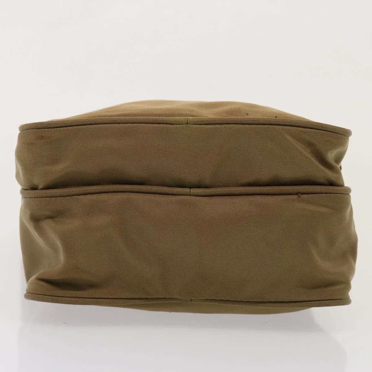 Trendy Inspired Prada Shoulder Bag Nylon Khaki Auth 75573